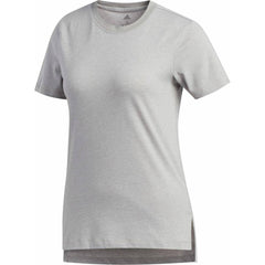 Logo Go To Short Sleeve Womens Training Top - Grey