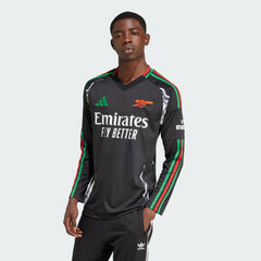 Men's Arsenal 24/25 Long Sleeve Away Jersey