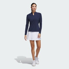 Women's Ultimate365 Solid Quarter-Zip Mock Polo Shirt