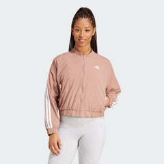 Women's Essentials 3-Stripes Lifestyle Woven Bomber Jacket