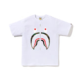 BAPE 1st Camo Shark Tee 'White/ Green'