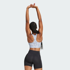 Women's Own the Run Pocket Medium Support Print Bra