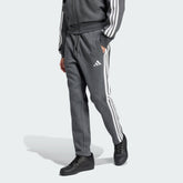 Men's Essentials 3-Stripes Open Hem Fleece Pants