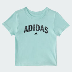 Kids' Two Piece Short Sleeve Tee and Camo 3 Stripes Woven Shorts Set