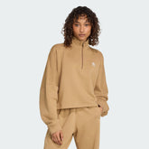 Women's 1 2 Zip Fleece Sweatshirt