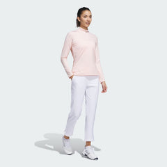 Women's Beyond Two-Tone Mesh Mock Shirt
