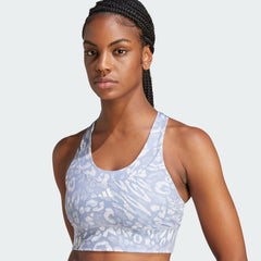 Women's Own the Run Pocket Medium Support Print Bra
