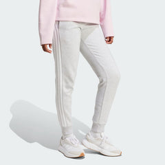 Women's Essentials 3-Stripes Fleece Slim Pants