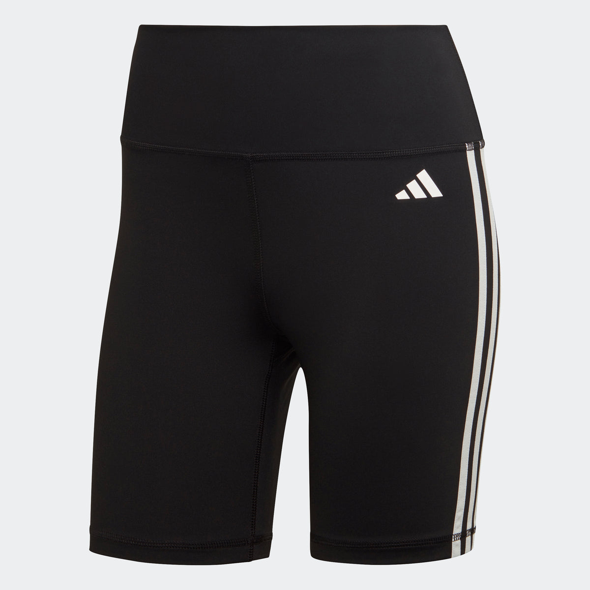 Women's Training 3 Stripes High Waisted Short Leggings