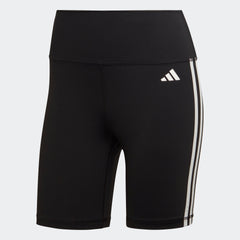 Women's Training 3 Stripes High Waisted Short Leggings