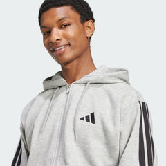 Men's Essentials 3-Stripes Fleece Hoodie