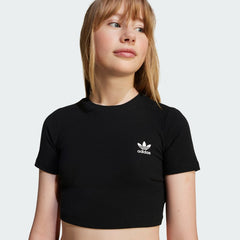 Kids' Ribbed Crop Tee Kids