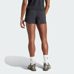 Women's Pacer Training 3-Stripes Woven High-Rise Shorts
