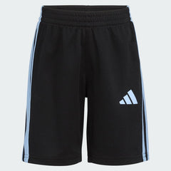 Kids' Two-Piece Short Sleeve Graphic Cotton Tee and 3-Stripes Shorts Set