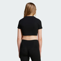 Kids' Ribbed Crop Tee Kids