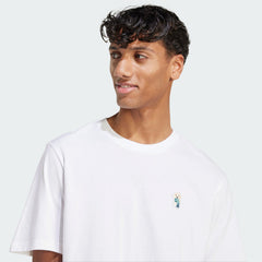 Men's Dog Sock Patch Graphic Tee