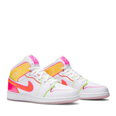 Air Jordan1 Mid Gs Edge Glow