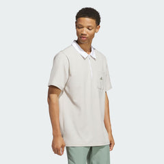 Men's Quarter Zip Polo Shirt