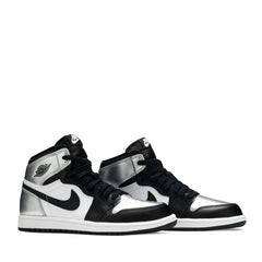 Air Jordan1 High Silver Toe Preschool