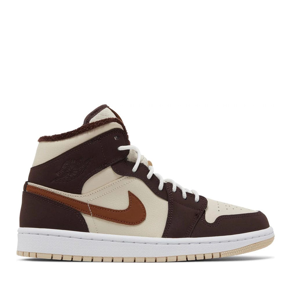 Air Jordan1 Mid Se Brown Basalt Oatmeal Wmns (New)