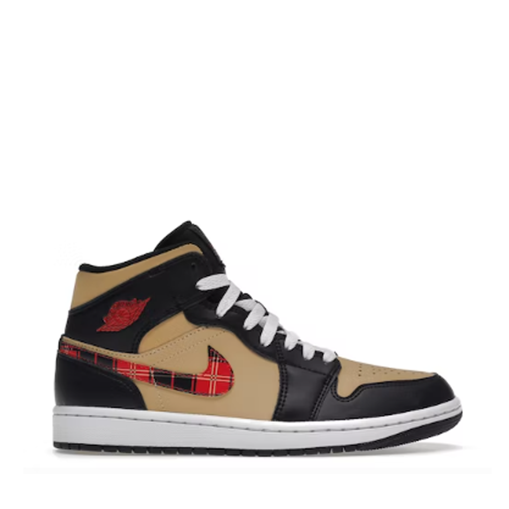 Air Jordan1 Mid Tartan Swoosh (New)
