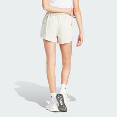 Women's Essentials Small Logo French Terry Cargo Shorts