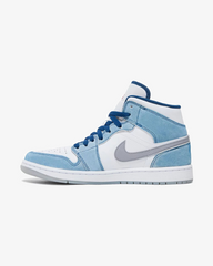 Air Jordan1 Mid Gs French Blue Fire Red