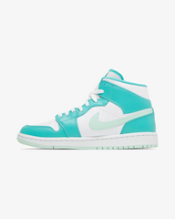 Air Jordan1 Mid Wmns Washed Teal Marine Blue