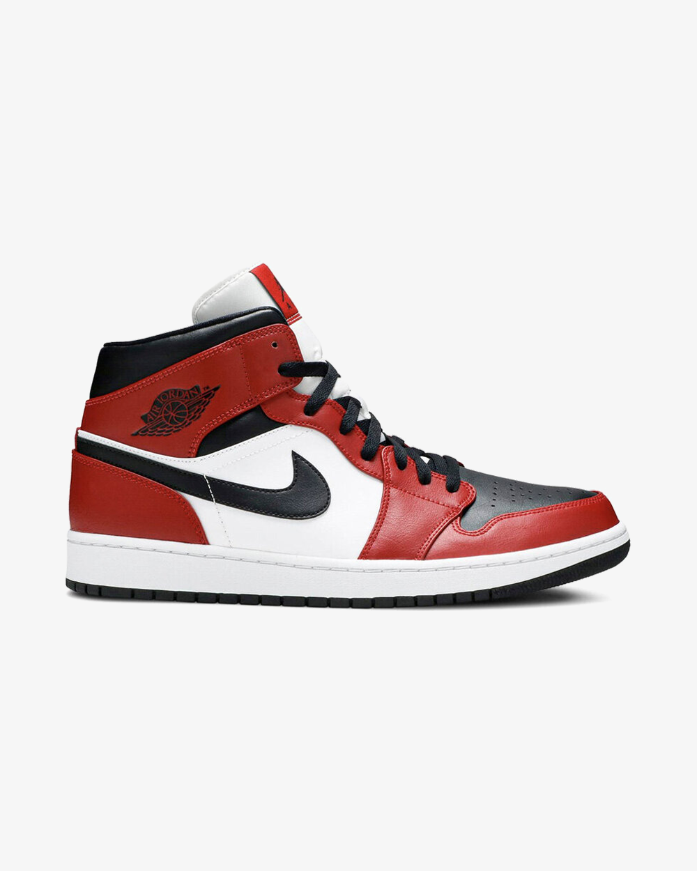 Air Jordan1 Mid Chicago Black Toe