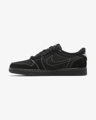 X Travis Scott Air Jordan1 Retro Low Black Phantom