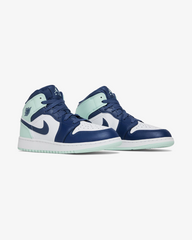 Air Jordan1 Mid Blue Mint Gs