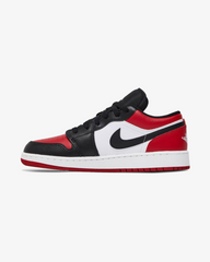 Air Jordan1 Low Bred Toe Gs