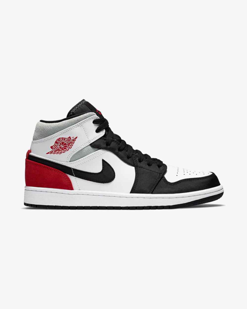 Air Jordan1 Mid Union Se Red Black Toe