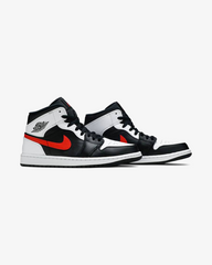 Air Jordan1 Mid Black Chile Red