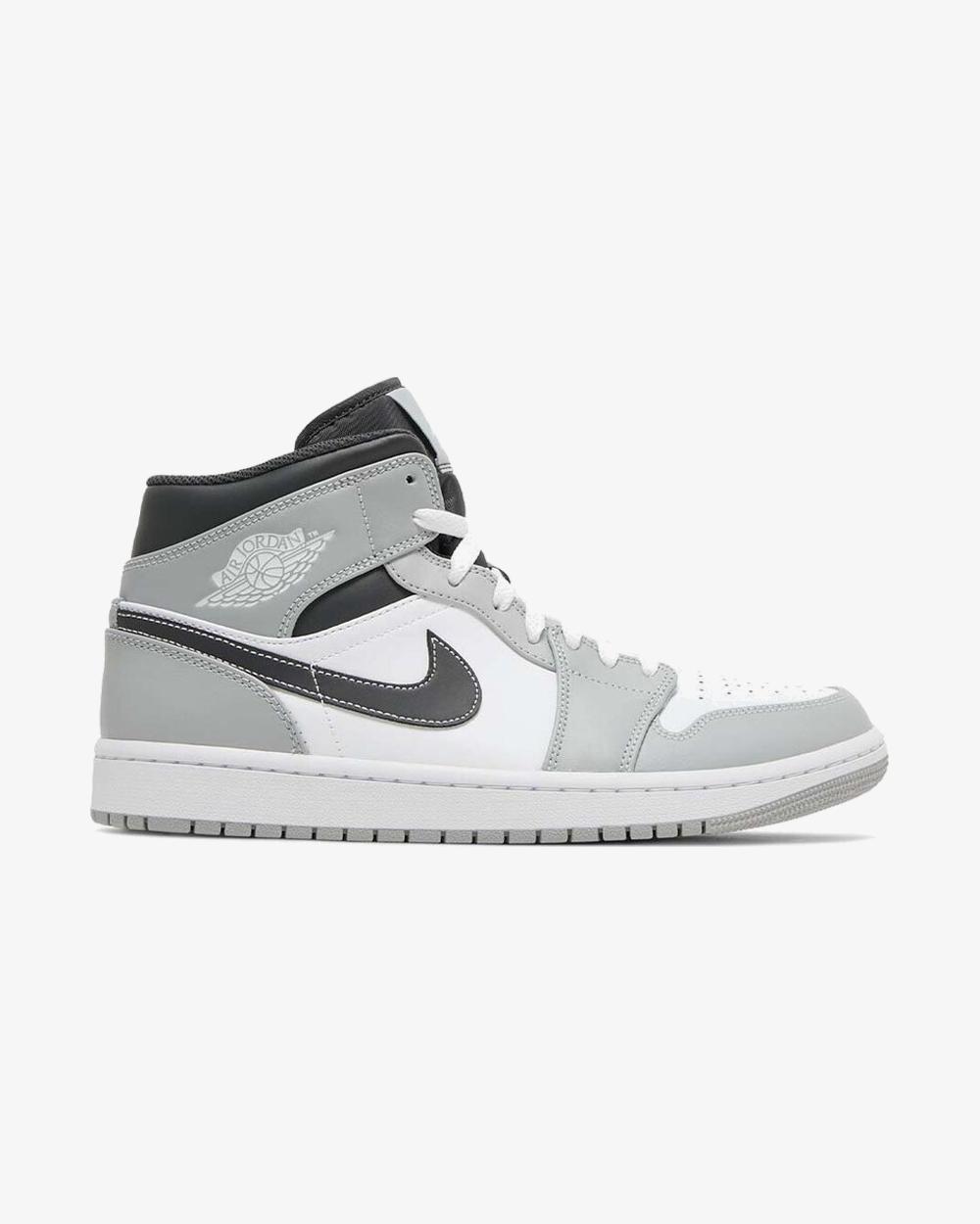 Air Jordan1 Mid Light Smoke Grey Anthracite