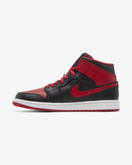 Air Jordan1 Mid Alternate Bred Toe 2022