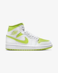 Air Jordan1 Mid Wmns White Lime (New)