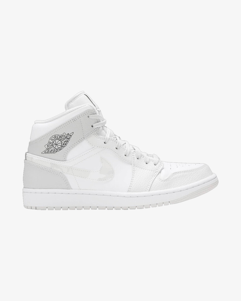 Air Jordan1 Mid Gs White Camo