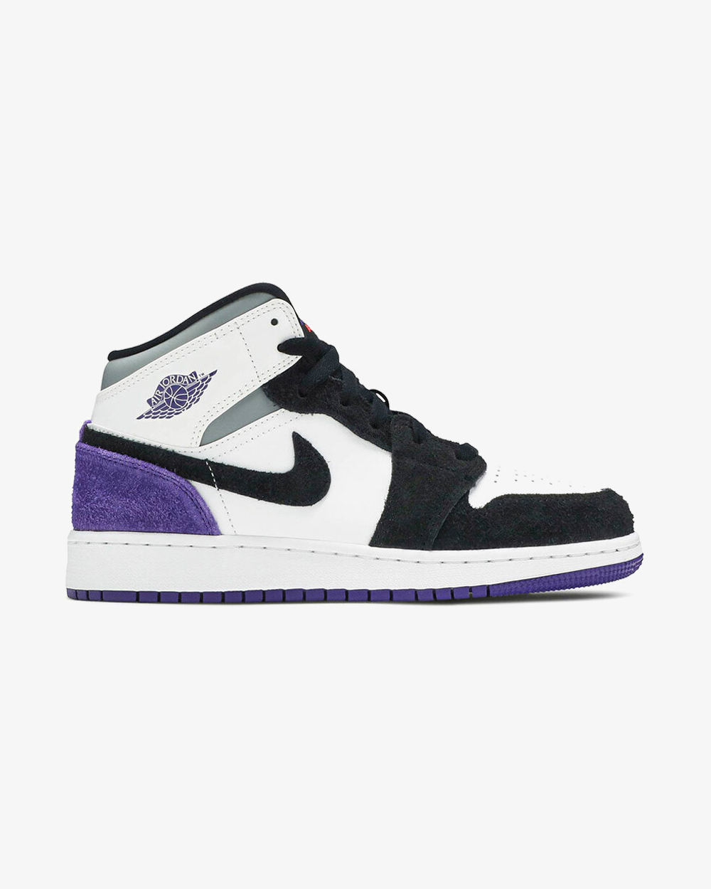 Air Jordan1 Mid Gs Se Varsity Union Purple