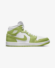 Air Jordan1 Mid Wmns Se Green Python