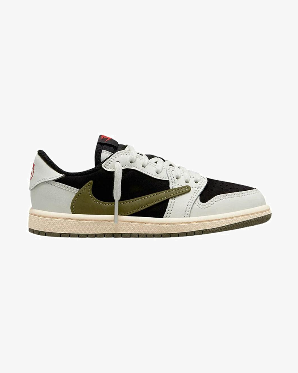 X Travis Scott Air Jordan1 Low Og Olive Preschool (New)