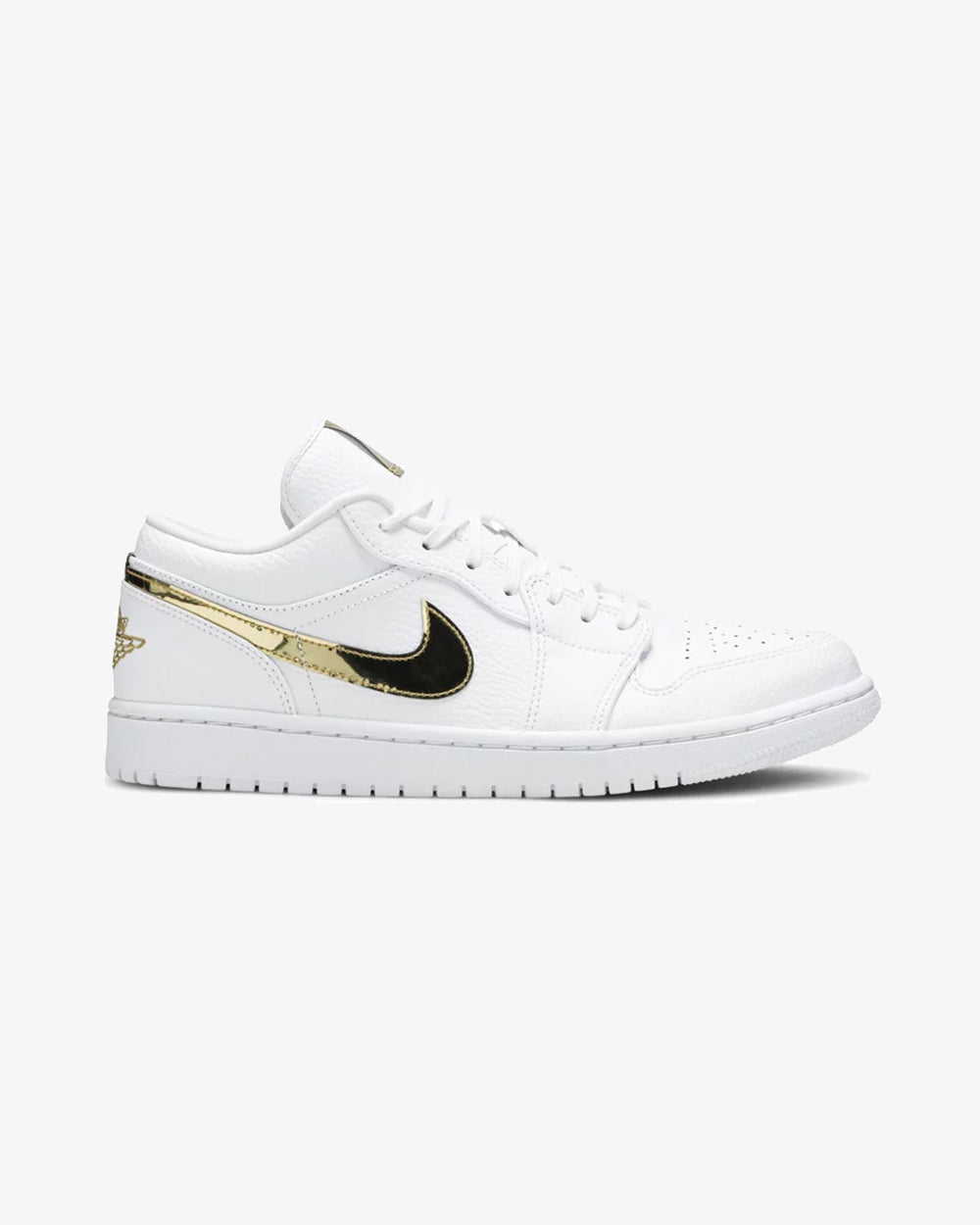 Air Jordan1 Low Wmns White Metallic Gold (New)