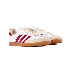 Samba 'Sporty & Rich White Collegiate Burgundy' (2023)