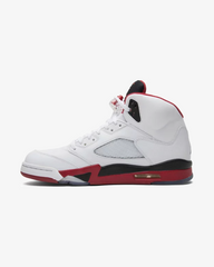Air Jordan5 Retro Fire Red Black Tongue White 2013 (New)