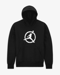 X Fw21 Embroidered Black Hoodie