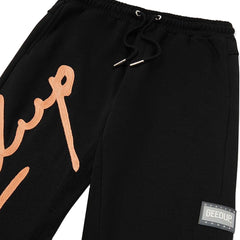 Geedup Signature Trackpants 'Black/ Peach' (2024)