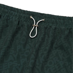 Geedup Handstyle/ Play For Keeps Monogram Swim Shorts 'Forest Green/ White' (2024)