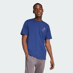 Men's Lounge Verbiage Circle Graphic Tee