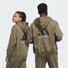 Men's Basketball Full-Zip Hoodie (Gender Neutral)