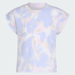 Kids' Two-Piece Printed Sleeveless Box Tee and French Terry Skort Set
